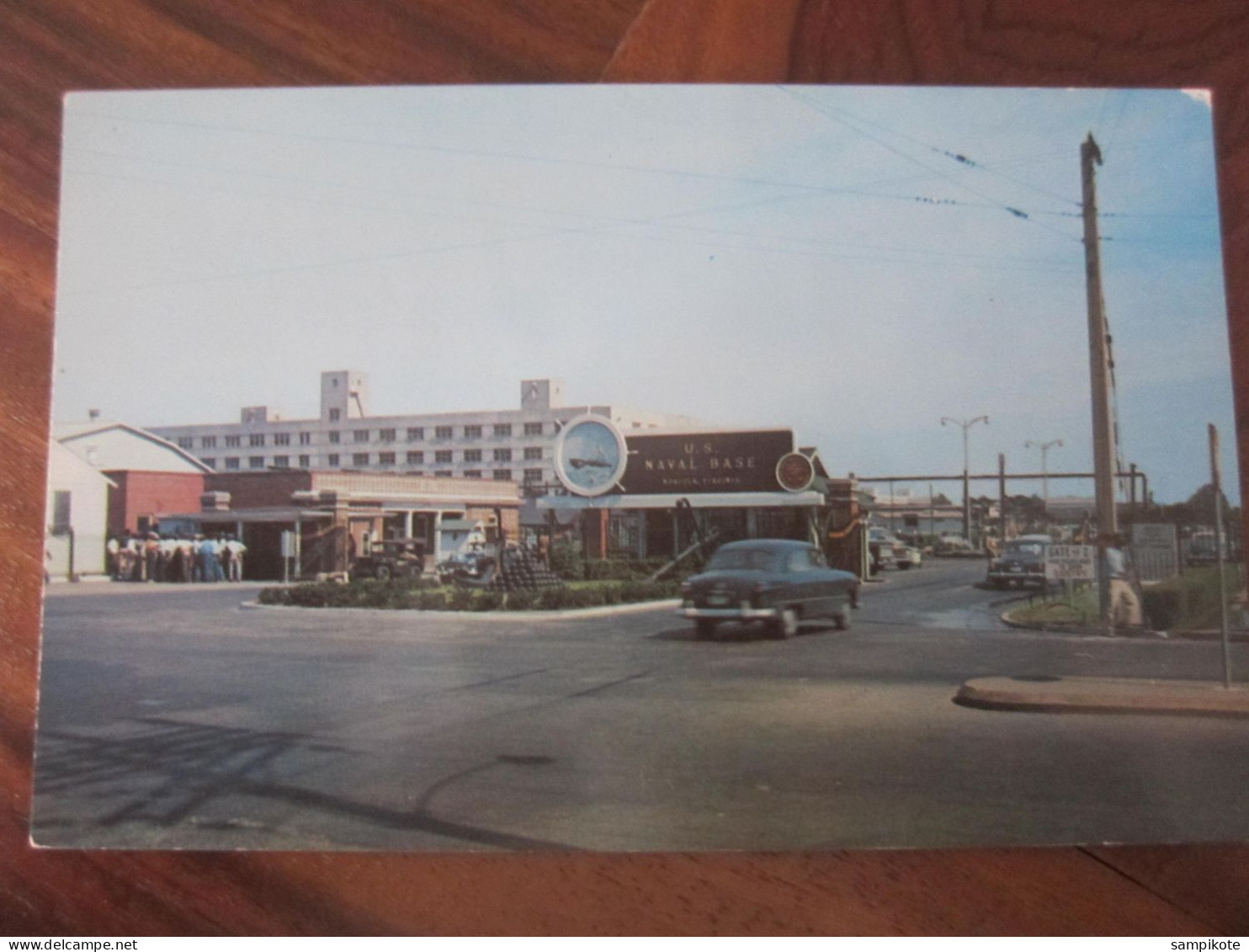 Carte Postale Etats-Unis, Virginie, Main Gate Of The IS Naval Base At Norfolk - Norfolk