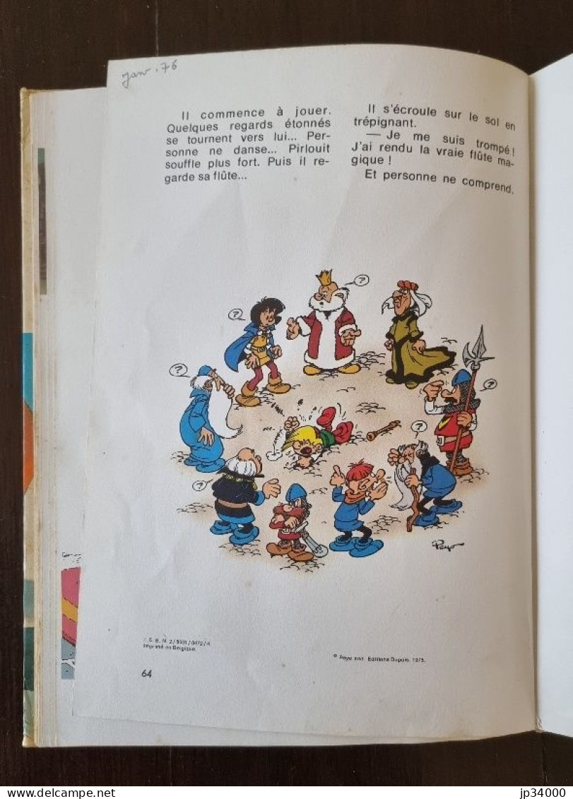 PEYO: La flûte à six Schtroumpfs. Edition Dupuis 1975 (E.O.)