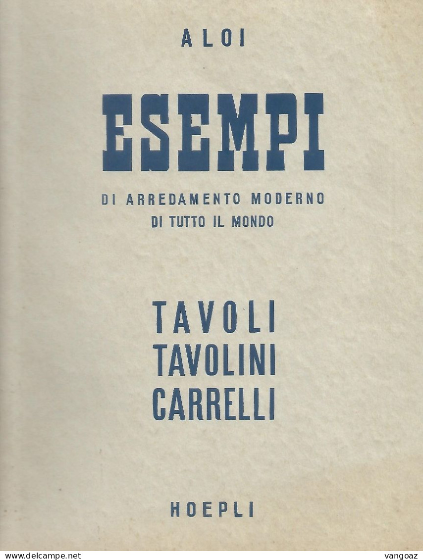 ESEMPI DI ARREDAMENTO MODERNO - TAVOLI, TAVOLINI, CARRELLI - Arte, Architettura