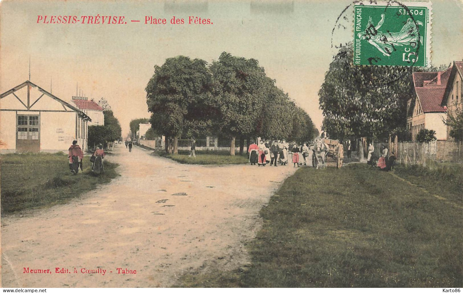 Le Plessis Trévise * Place Des Fêtes * Enfants Villageois - Le Plessis Trevise