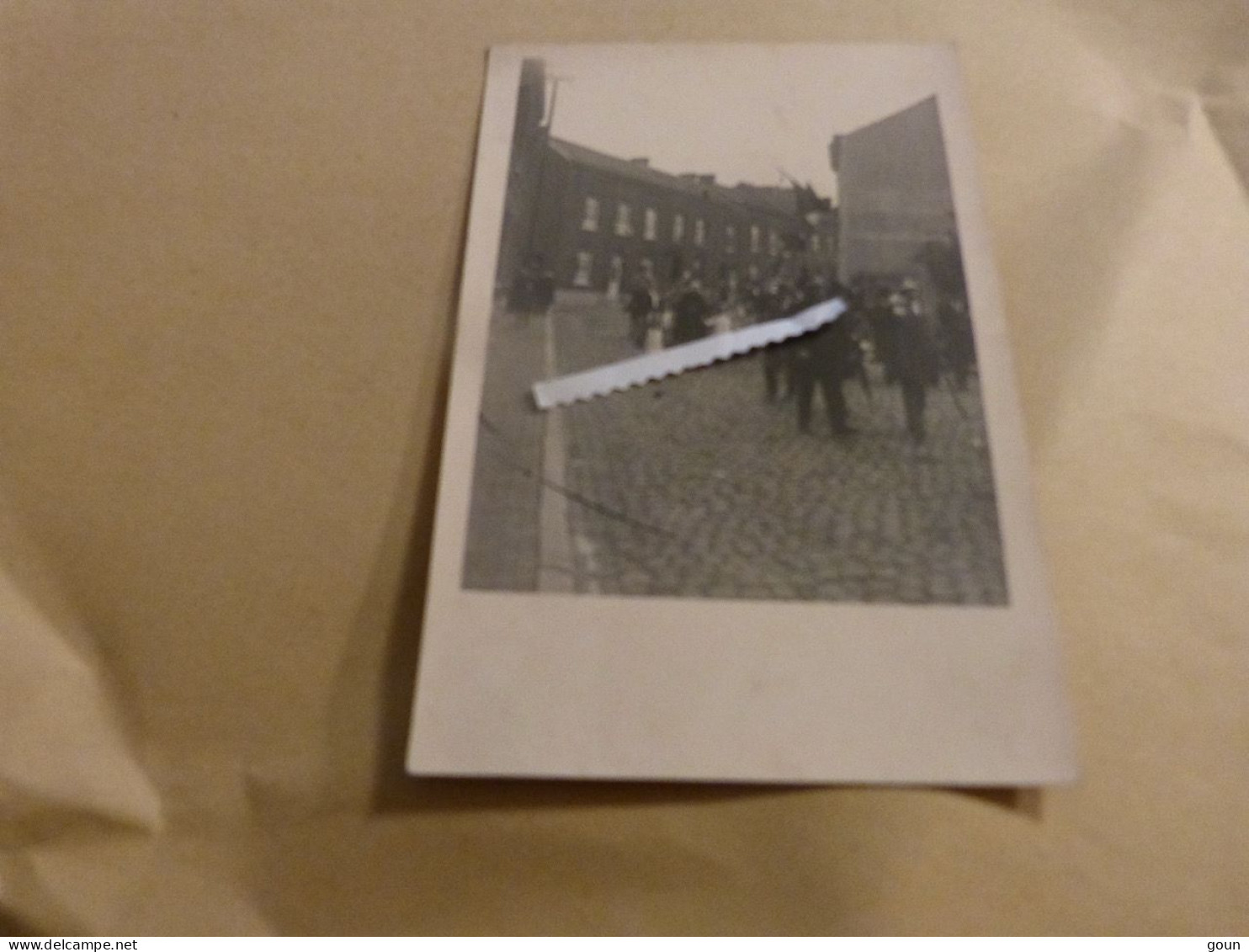 BC14-48  Carte Photo Chatelet Bouffioulx - Défilé Procession Rue Solvay - Châtelet