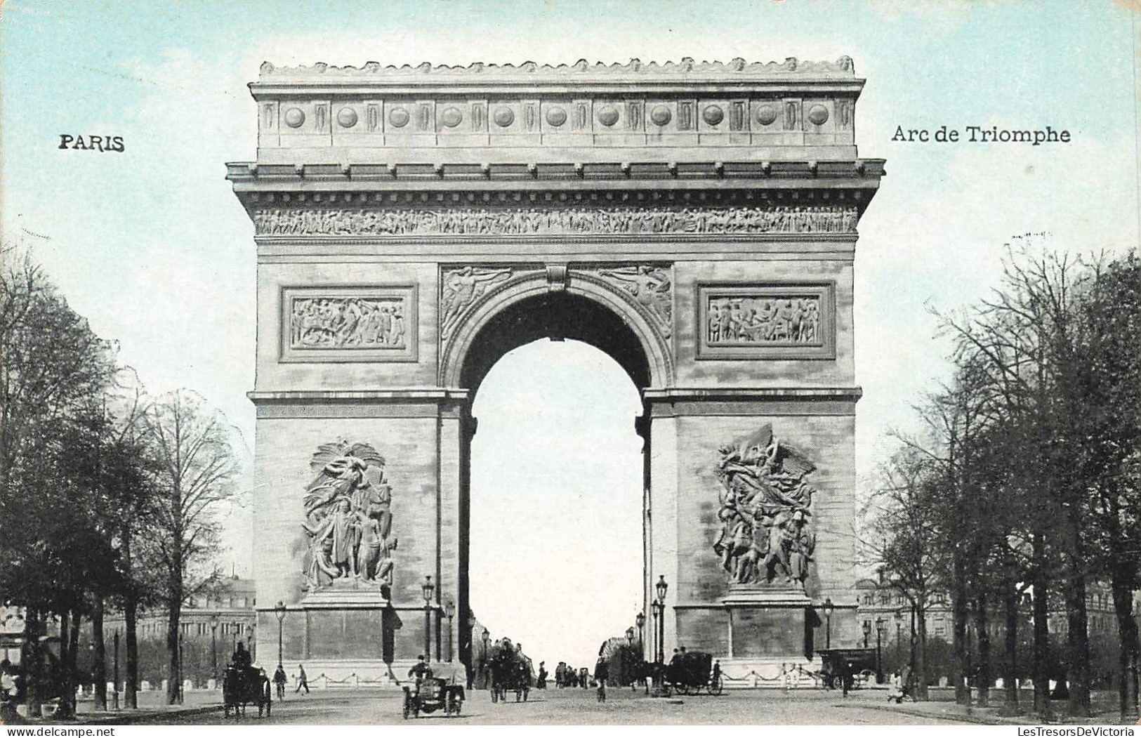 FRANCE - Paris - Arc De Triomphe - Colorisé - Carte Postale Ancienne - Arc De Triomphe