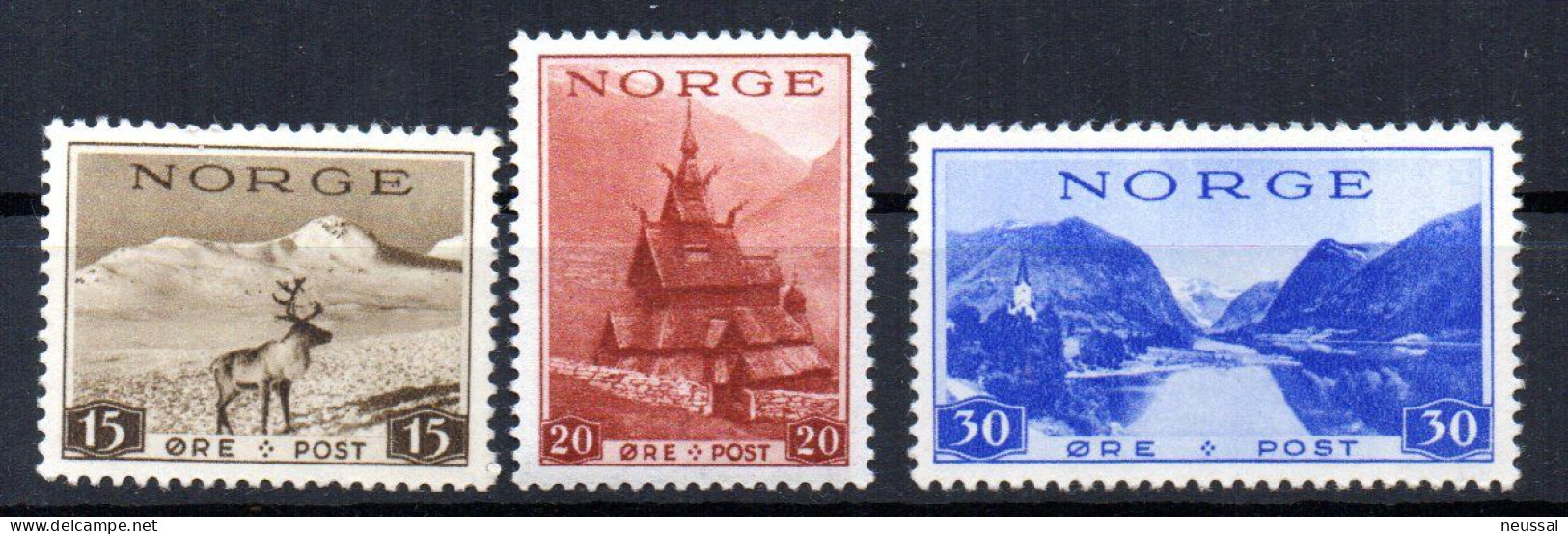 Serie Nº 187/9  Noruega - Neufs