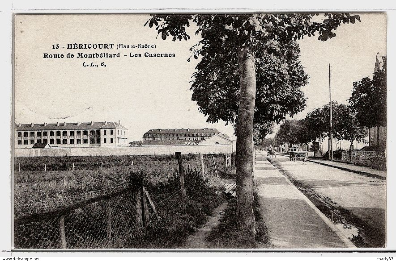 70-HERICOURT-ROUTE DE  MONTBELIARD REF263 - Héricourt