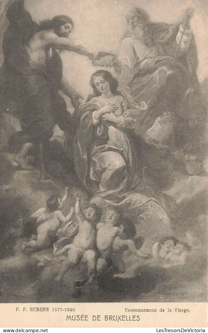 ARTS - Peintures Et Tableaux - Couronnement De La Vierge - Pierre Paul Rubens - Carte Postale Ancienne - Pintura & Cuadros