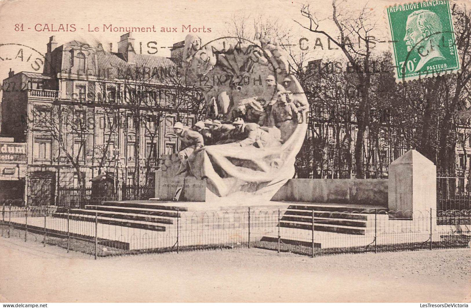 FRANCE - Calais - Le Monument Aux Morts - Carte Postale Ancienne - Calais