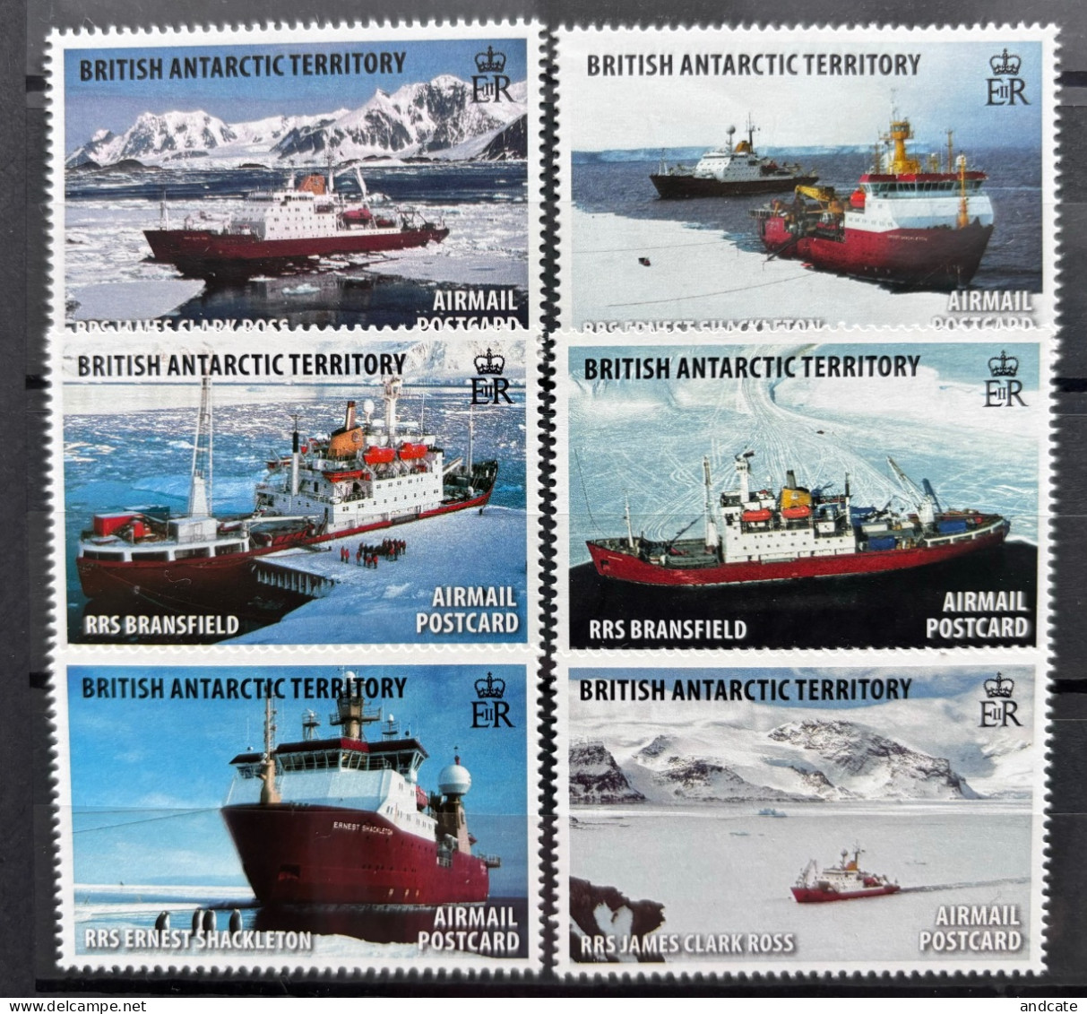 British Antarctic Territory 2011 Used - Research Ships - Usati