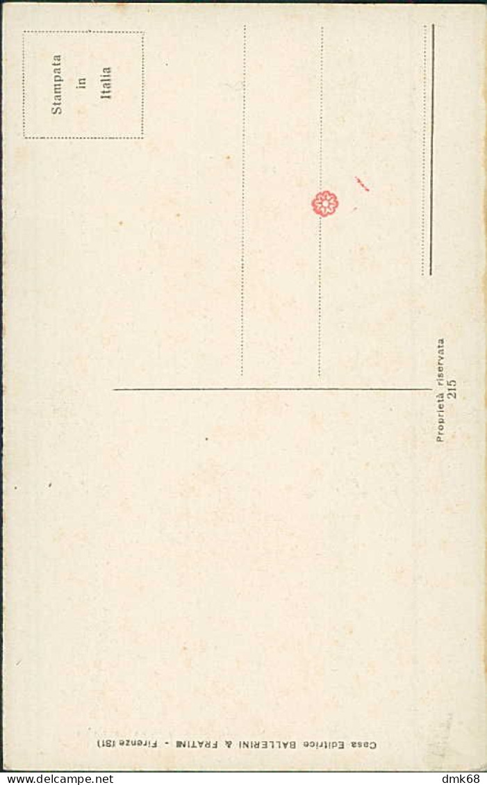 CHIOSTRI SIGNED 1920s POSTCARD - PIERROT - EDIT BALLERINI & FRATINI - N.215 (4968) - Chiostri, Carlo