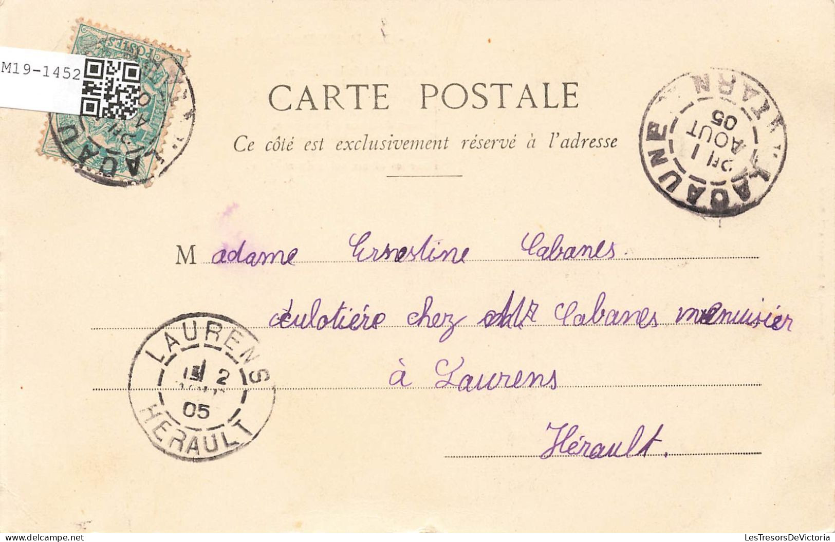 CONTES - FABLES & LÉGENDES - Le Petit Robinson - Carte Postale Ancienne - Otros & Sin Clasificación