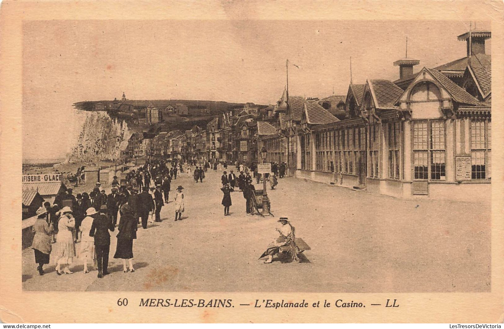 FRANCE - Mers Les Bains - L'Esplanade Et Le Casino - Animé - Carte Postale Ancienne - Mers Les Bains