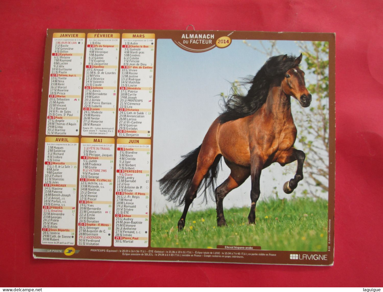 LOT DE 8 CALENDRIERS ALMANACHS  De 1992 à 2012 LAVIGNE OBERTHUR OLLER CHEVAUX - Grossformat : 1991-00