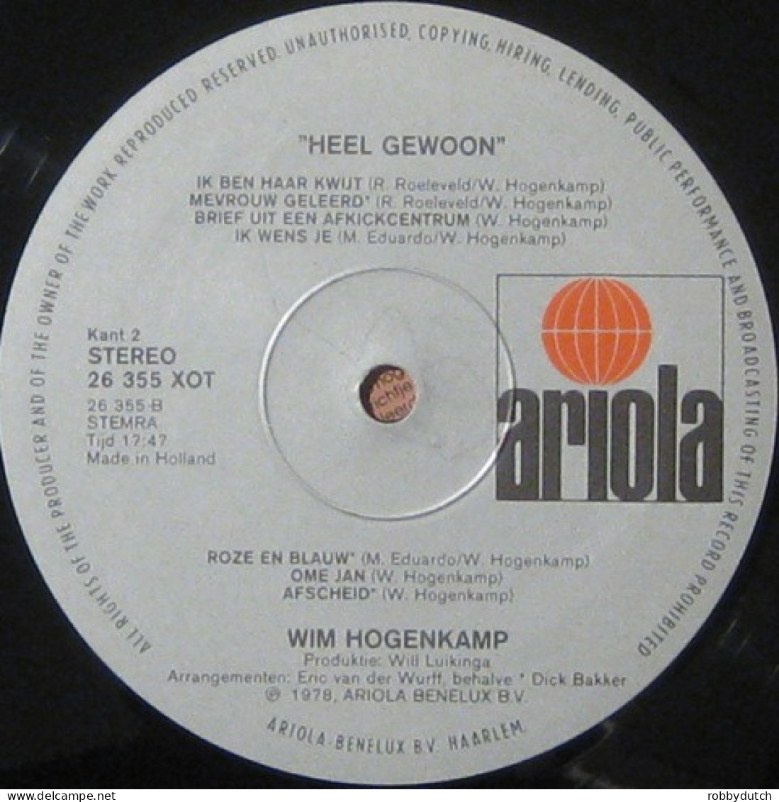 * LP *  WIM HOGENKAMP - HEEL GEWOON (Holland 1978 EX-) - Comiche