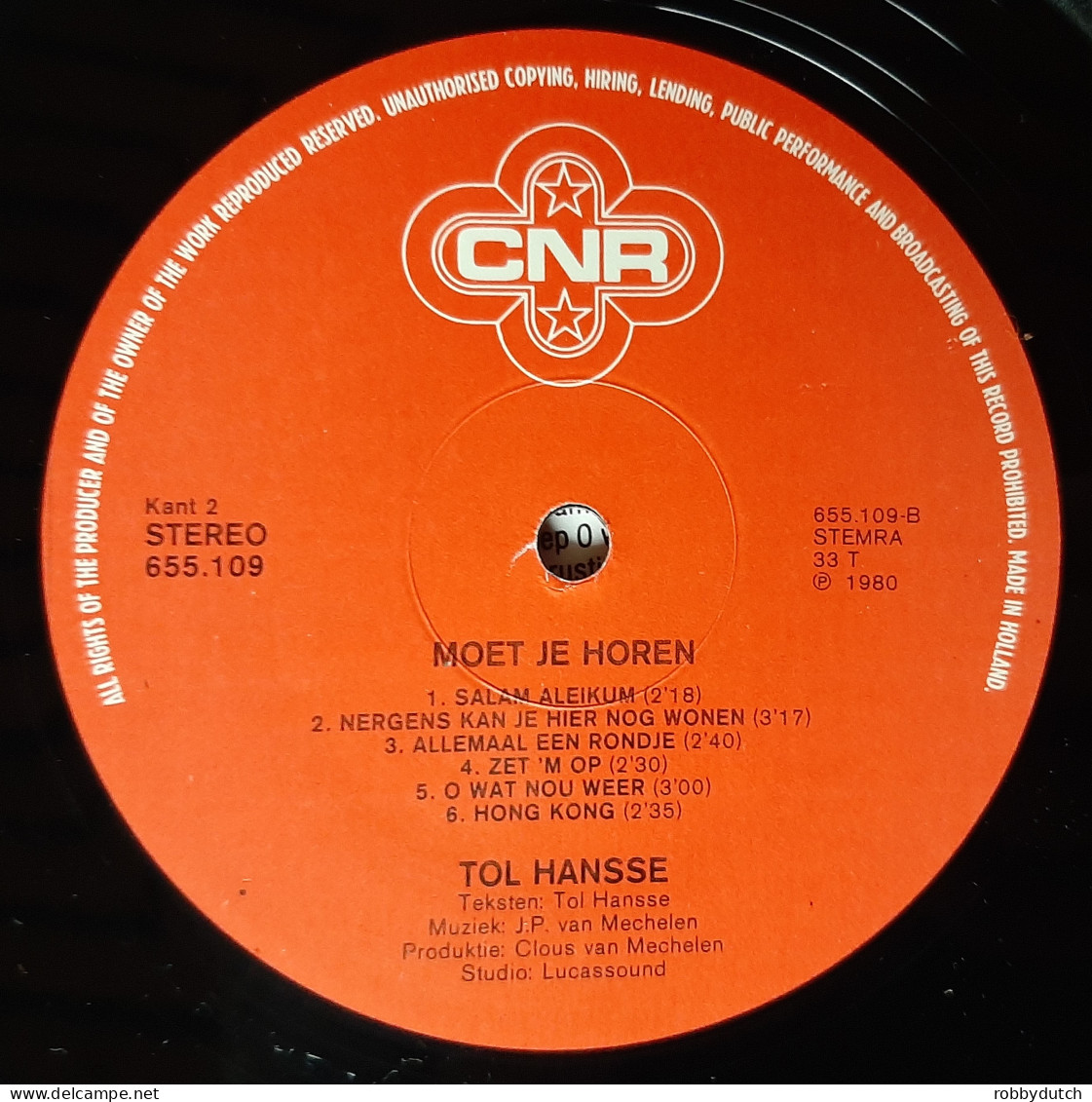 * LP *  TOL HANSS$E - MOET JE HOREN (Holland 1980 EX) - Comiques, Cabaret
