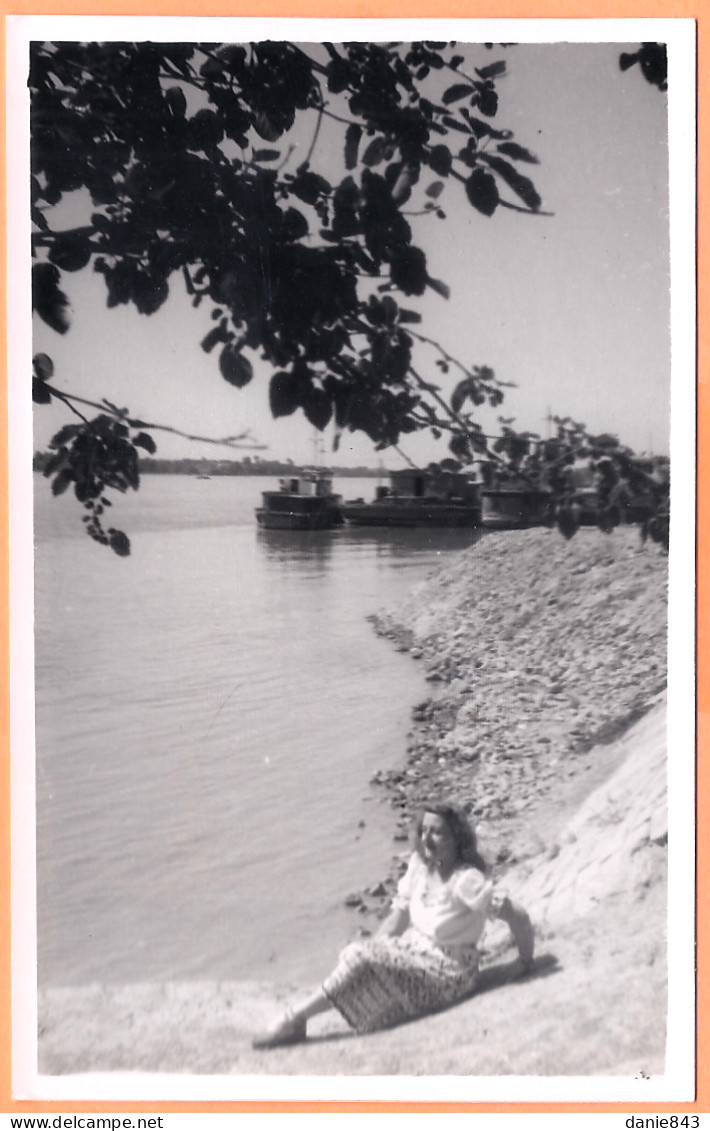 CPSM Type Carte Photo 1952 - IRAQ - VUE DES BORDS DU TIGRE - Animation - Irak