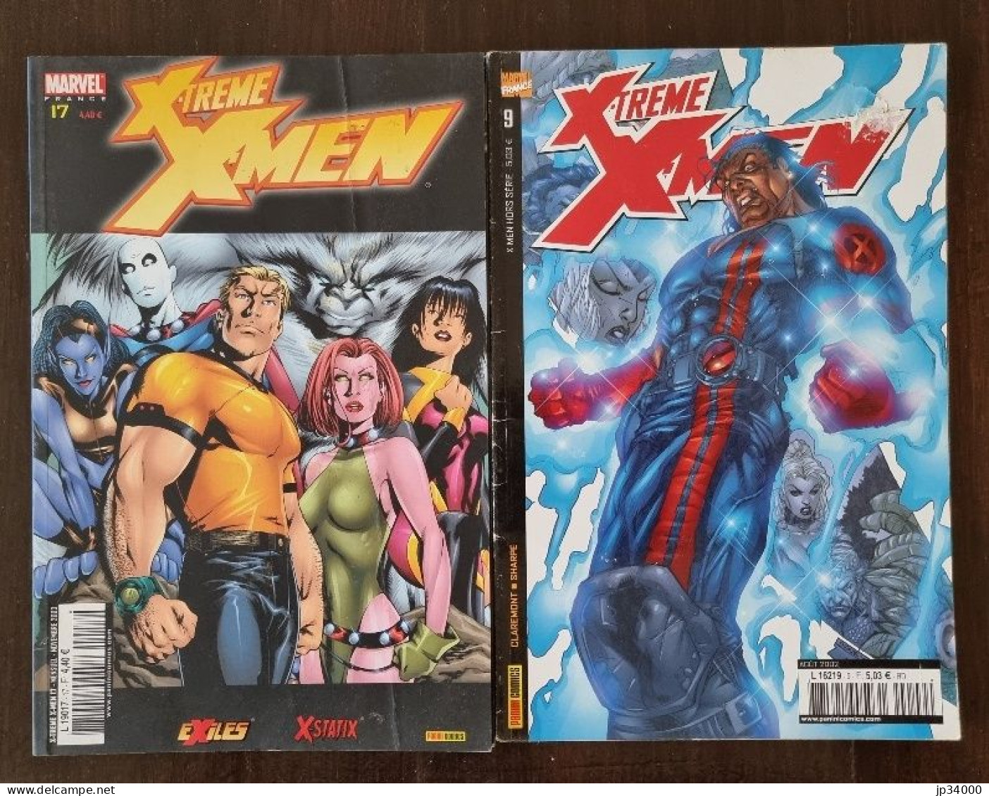 X-Treme X-Men. Lot De 2 Numéros Diff (N°9+17). Marvel. Panini Comics. (2002-03) - X-Men