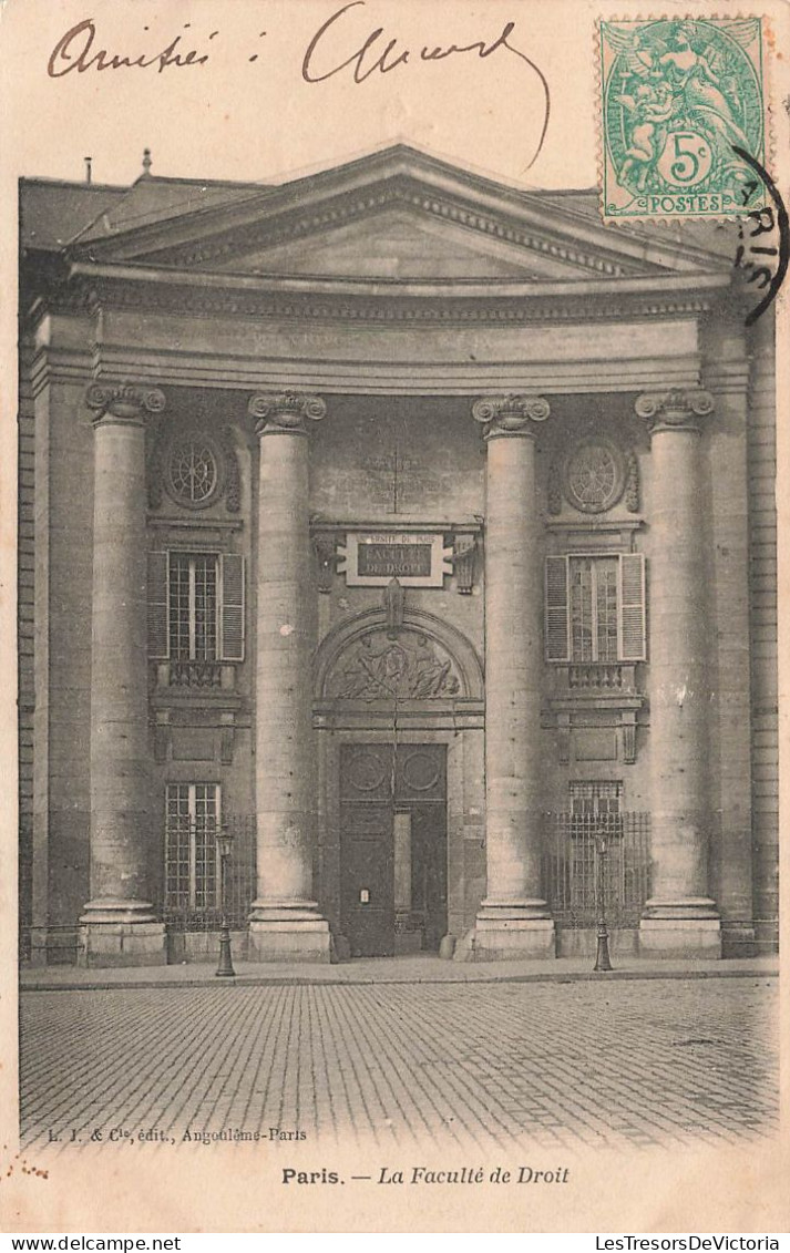 FRANCE - Paris - La Faculté De Droit - Carte Postale Ancienne - Autres & Non Classés