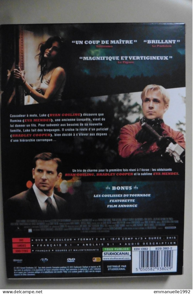 DVD The Place Beyond The Pines 2011 Ryan Gosling Eva Mendes Bradley Cooper Ray Liotta - Polizieschi