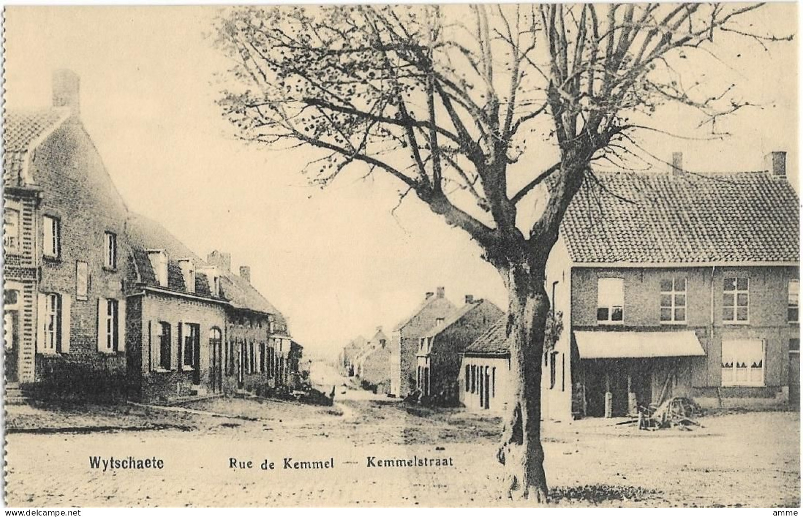 Wytschaete - Wijtschate   *  Rue De Kemmel - Kemmelstraat - Heuvelland