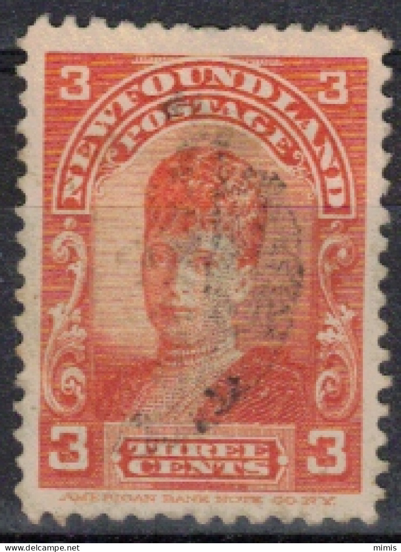 TERRE NEUVE       1897        N° 68     Oblitéré - 1865-1902