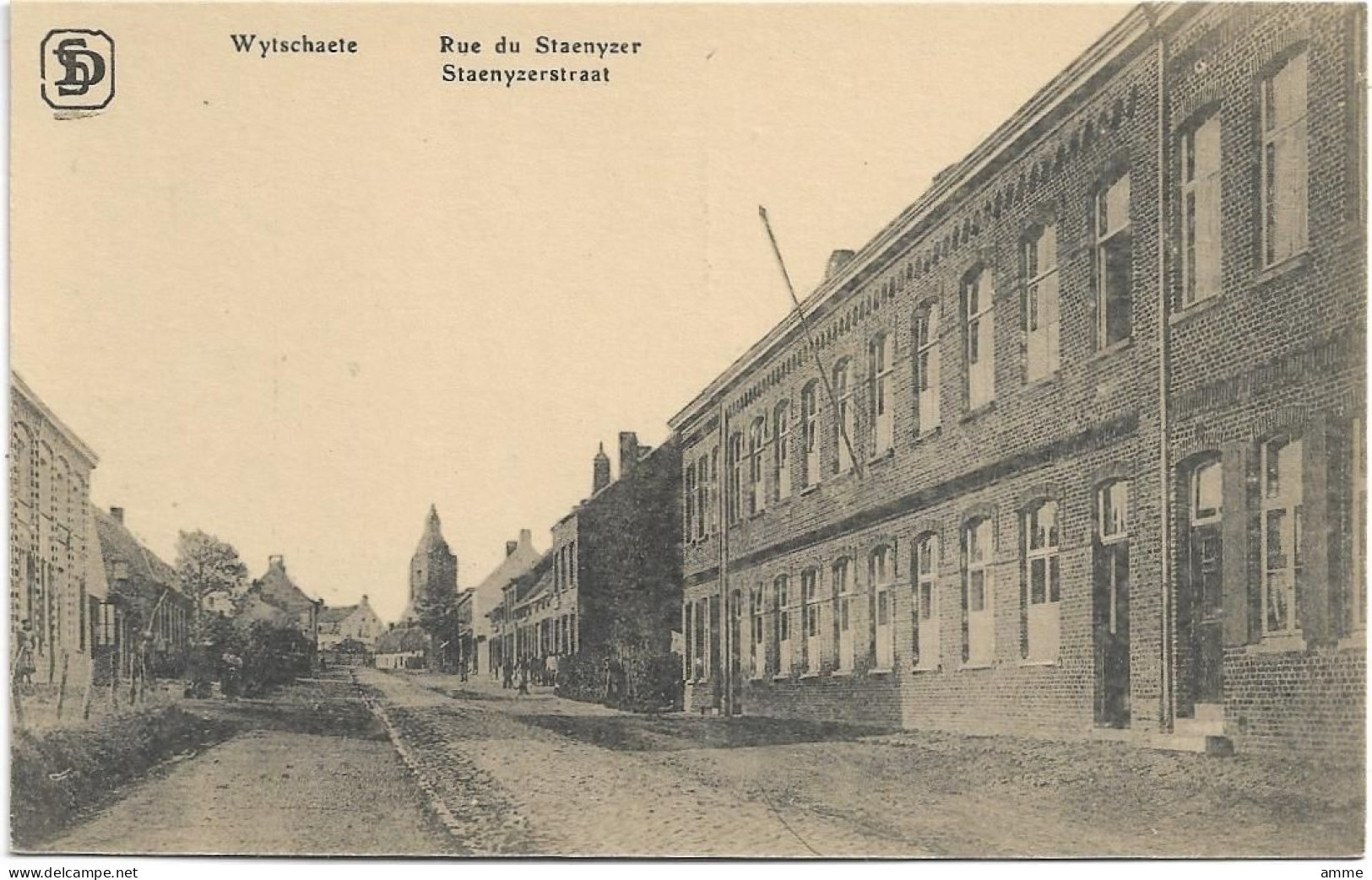 Wytschaete - Wijtschate   *  Rue De Staenyzer  - Staenyzerstraat - Heuvelland