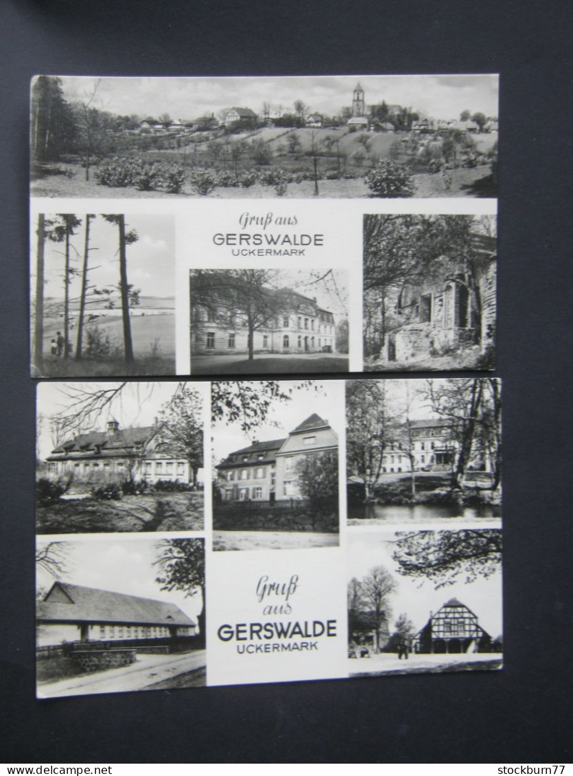 Gerswalde, 2 Schöne  Karten Um 1956 - Gerswalde