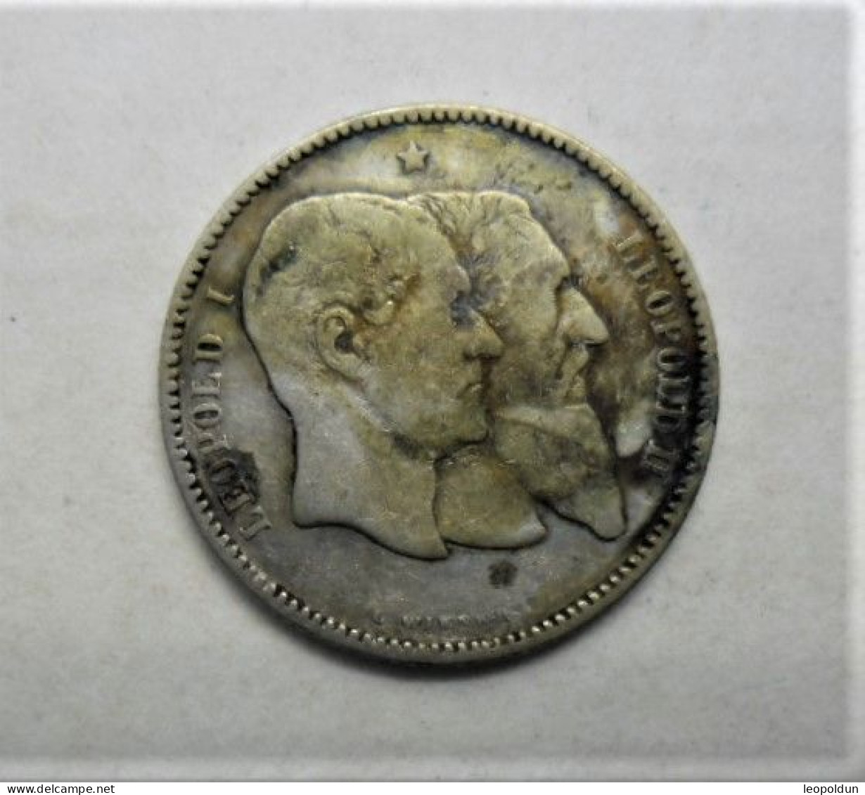 Très Belle Monnaie En Argent Léopold II 1 Franc 1880 Morin # 190 - 1 Franc