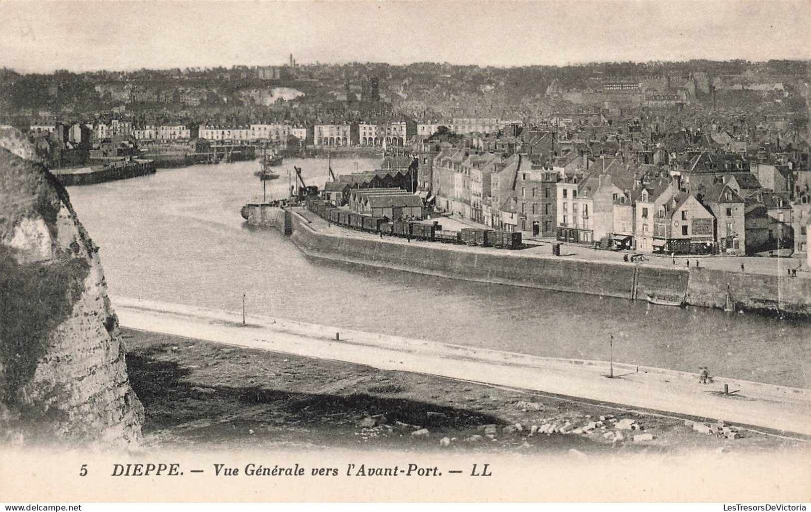 FRANCE - Dieppe - Vue Générale Vers L'Avant Port - LL - Carte Postale Ancienne - Dieppe