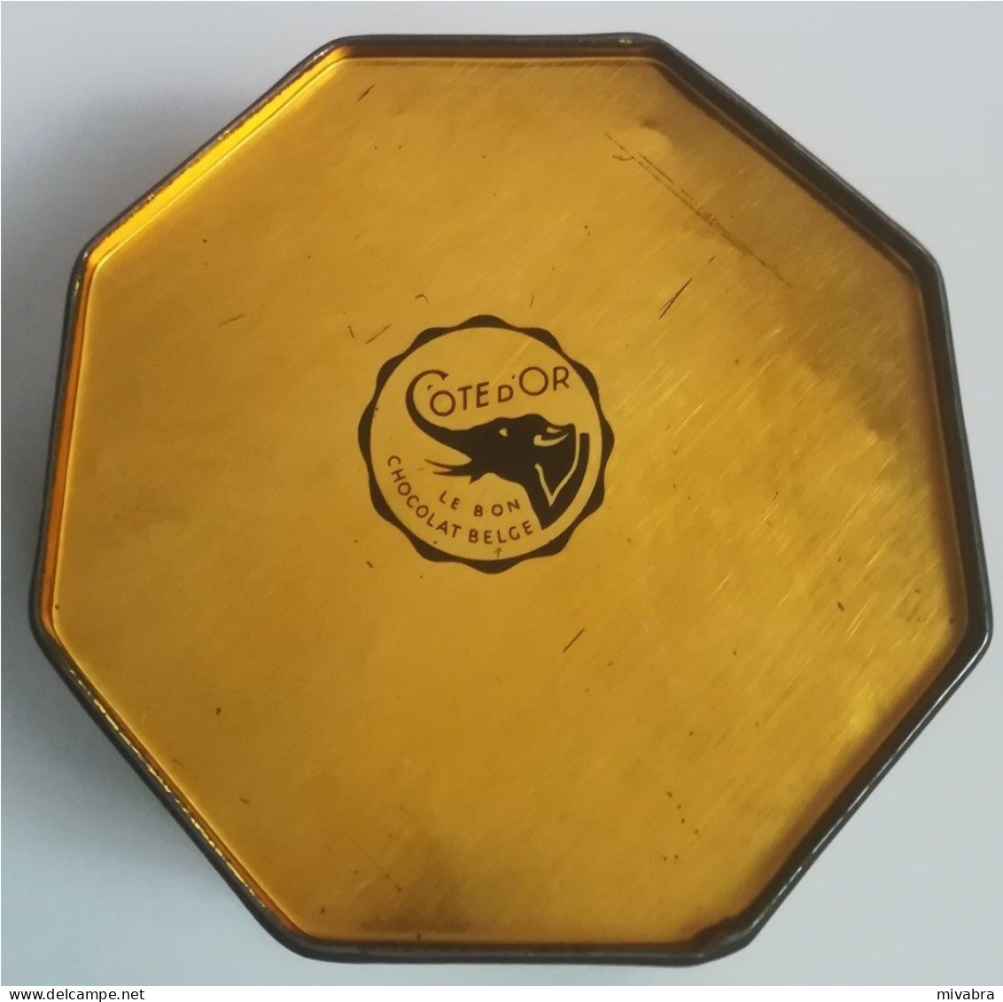 BRUXELLES 1958 CHOCOLADE COTE D'OR (EXPO 58 WERELDTENTOONSTELLING WORLD EXHIBITION) - VINTAGE OUD BLIK - Cans