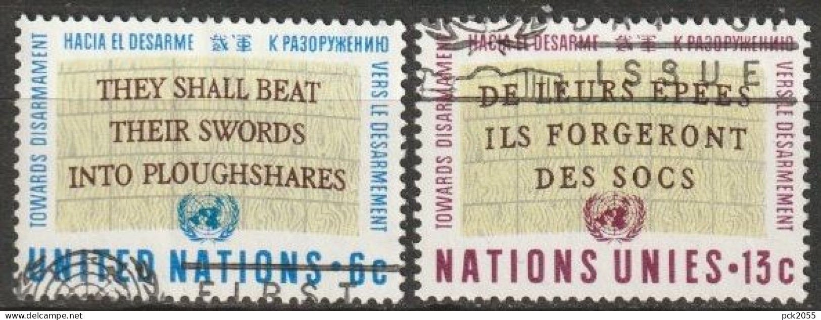 UNO New York 1967 Mi-Nr.187 - 188 O Gestempelt Weltausstellung EXPO 67 Montreal ( 4676)  Versand 1,00€ - 1,20€ - Used Stamps