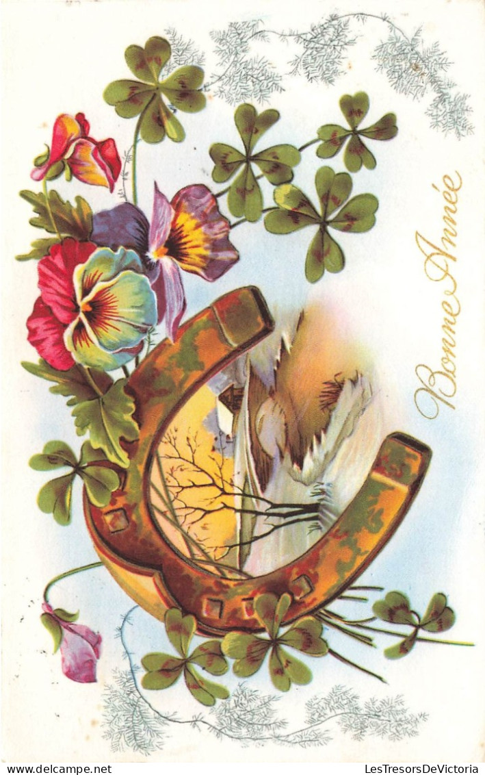 FÊTES - VŒUX - Bonne Année - Fleurs - Colorisé - Carte Postale Ancienne - Nieuwjaar