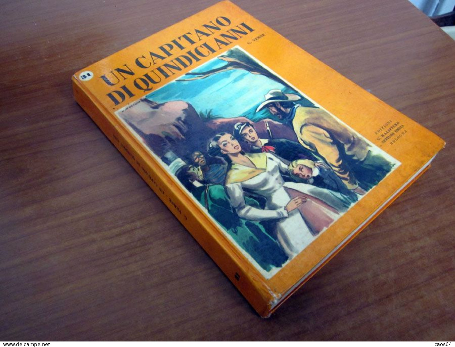 Un Capitano Di Quindici Anni G. Verne Malipiero 1955 - Niños Y Adolescentes