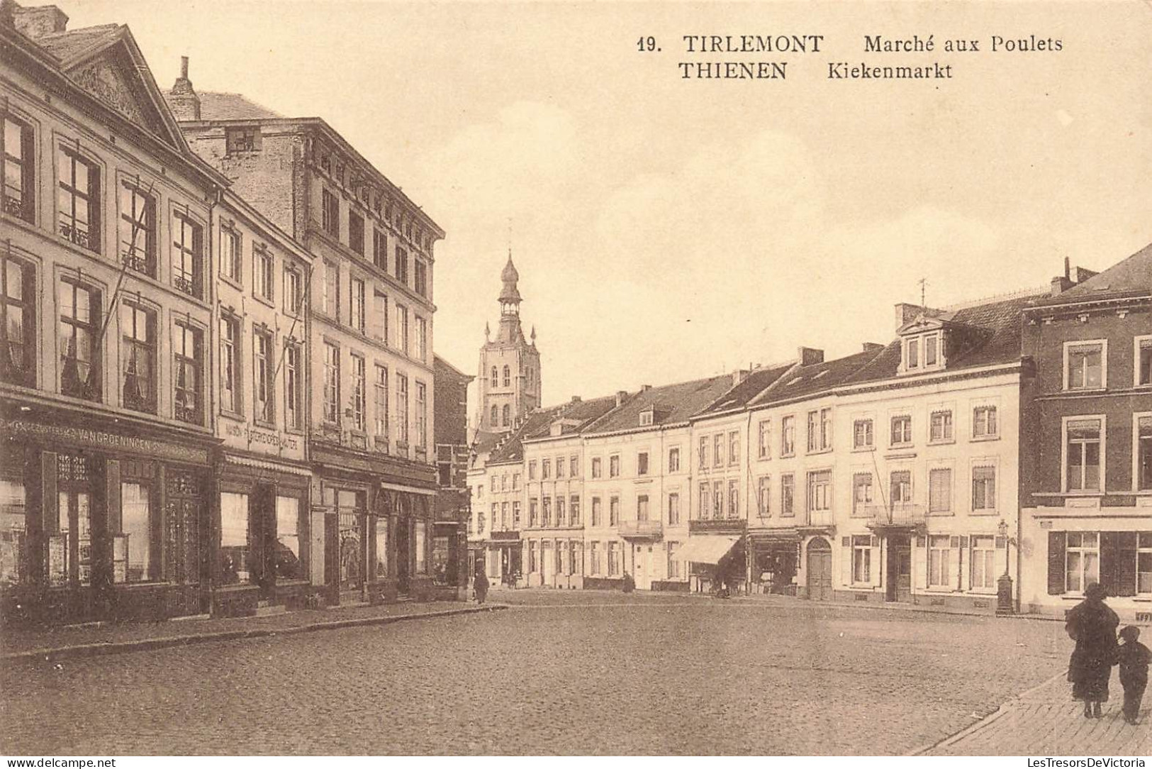 BELGIQUE - Tirlemont - Marché Aux POULETS - Carte Postale Ancienne - Tienen