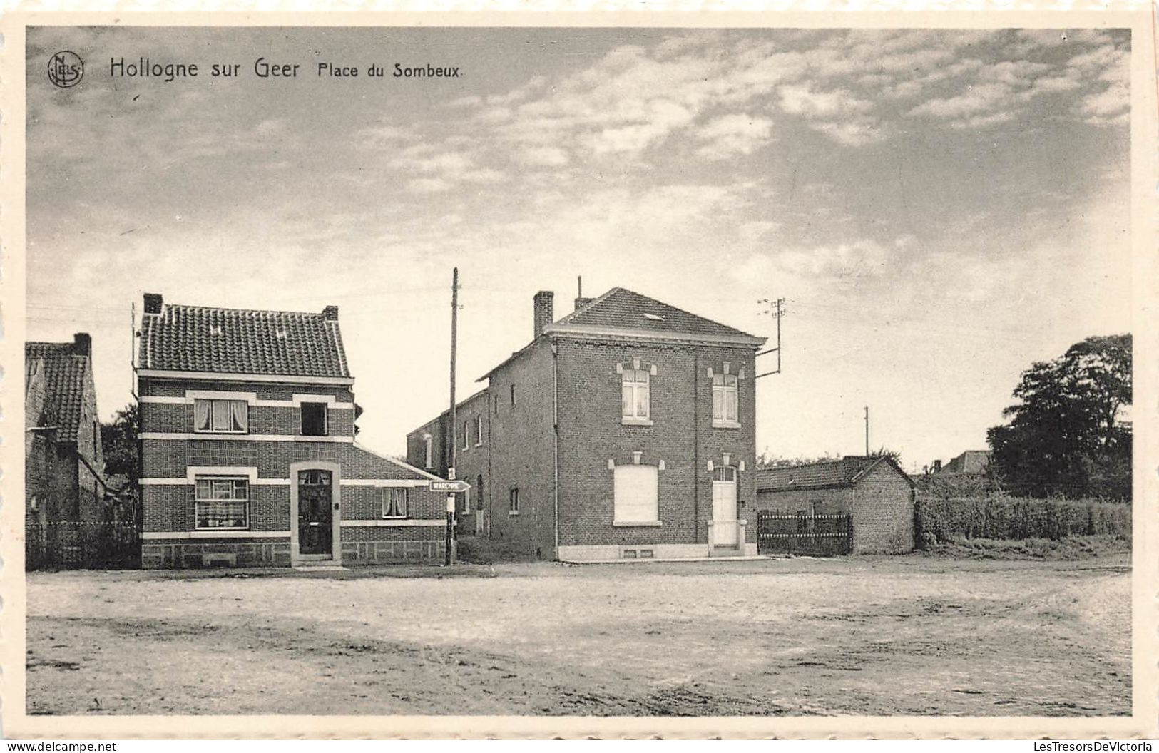 BELGIQUE - Hollogne Sur Geer - Place Du Sombeux - Carte Postale Ancienne - Geer