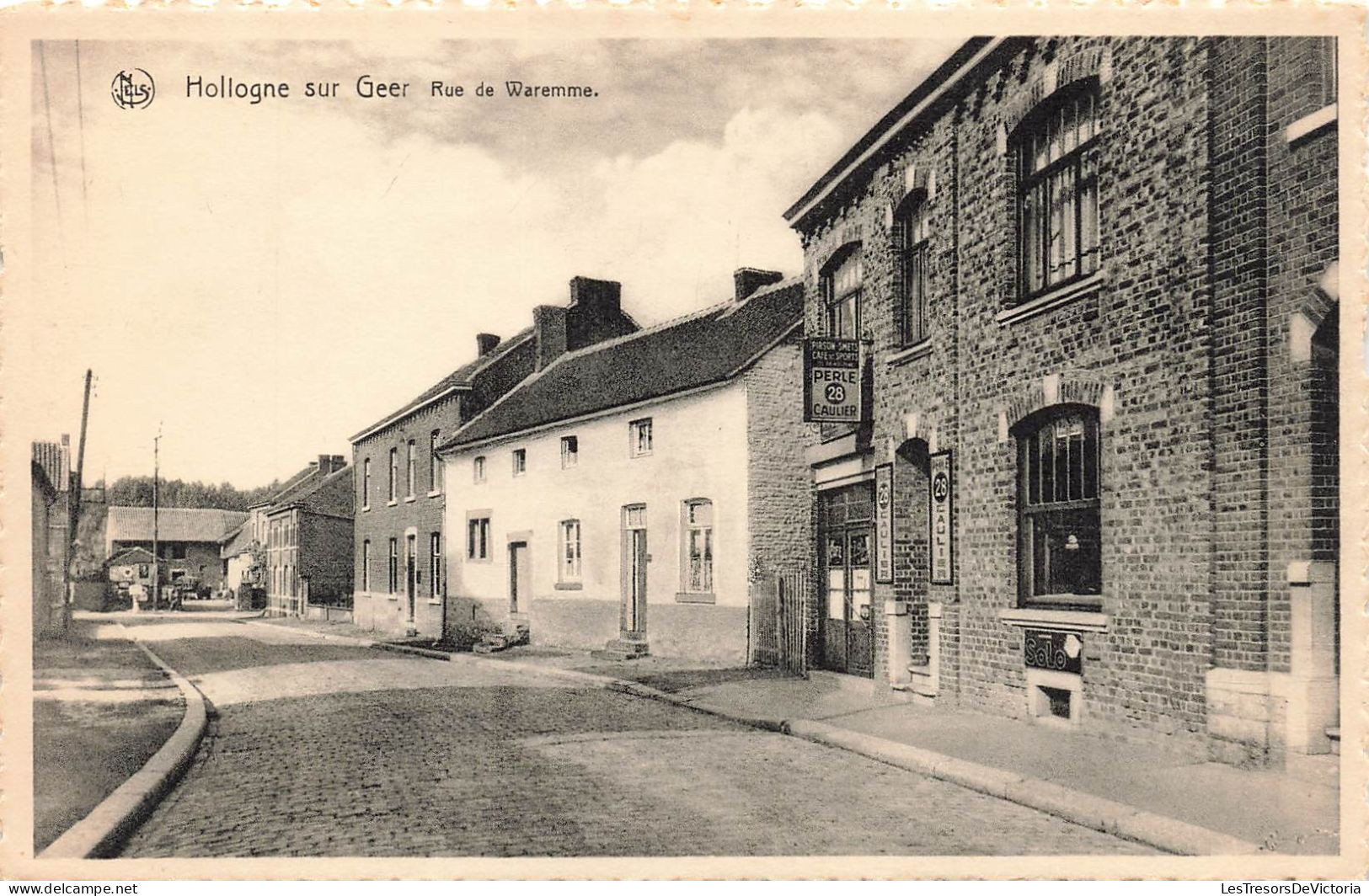 BELGIQUE - Hollogne Sur Geer - Rue Du Waremme - Carte Postale Ancienne - Geer