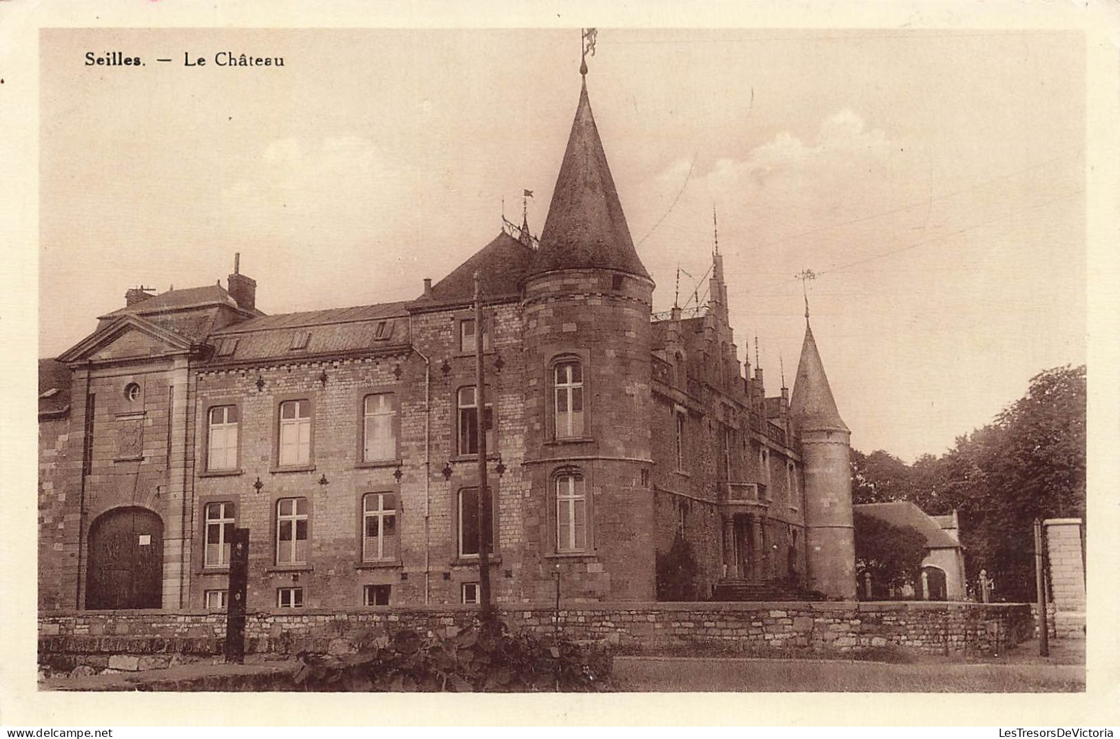 BELGIQUE - Ardenne - Seilles - Le Château - Carte Postale Ancienne - Andenne