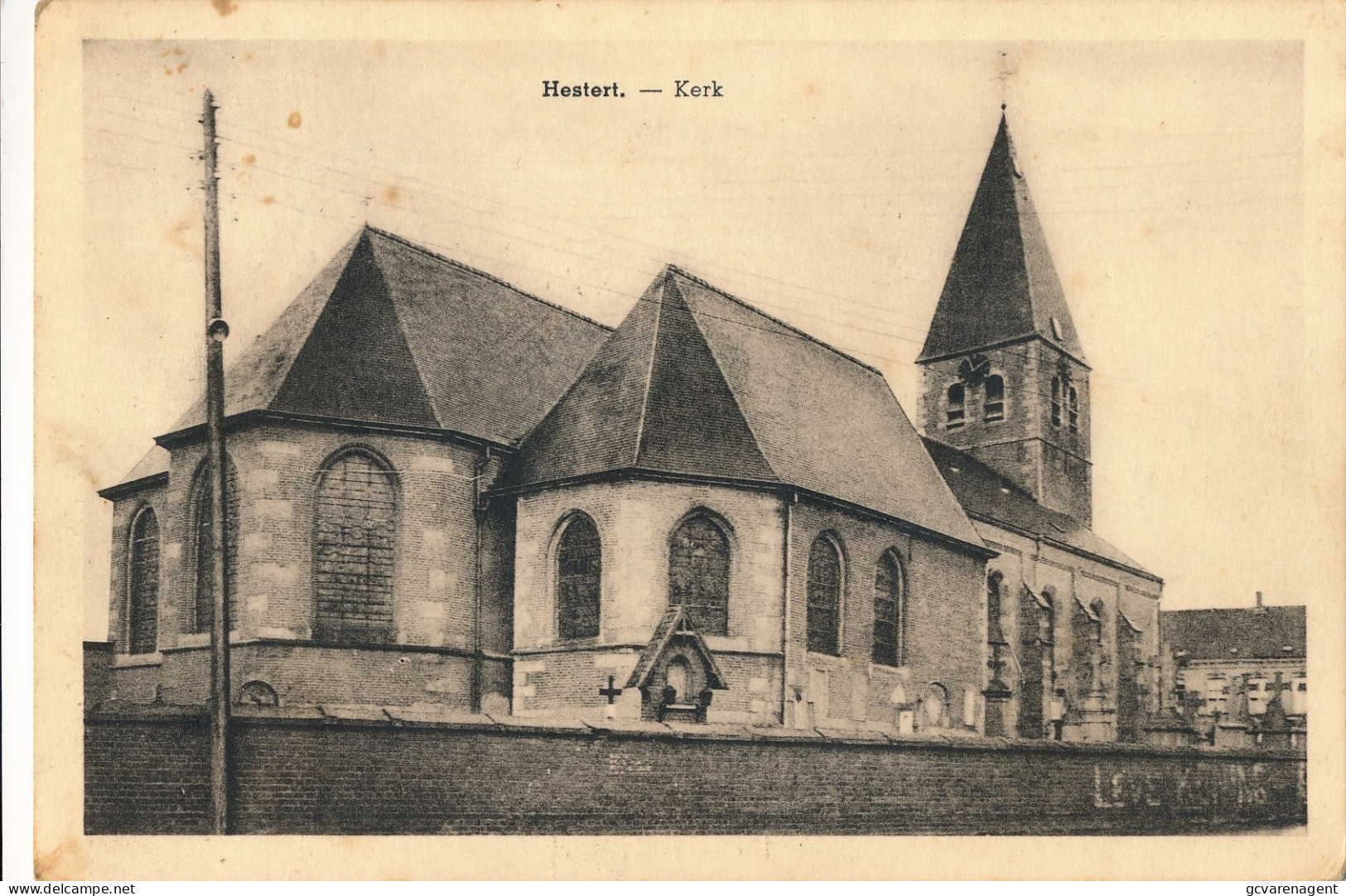 HESTERT  KERK     2 SCANS - Zwevegem