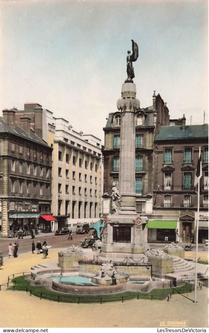 FRANCE - Rouen - Le Monument De La Victoire Et La Poste Rue Jeanne D'Arc  - Carte Postale Ancienne - Rouen