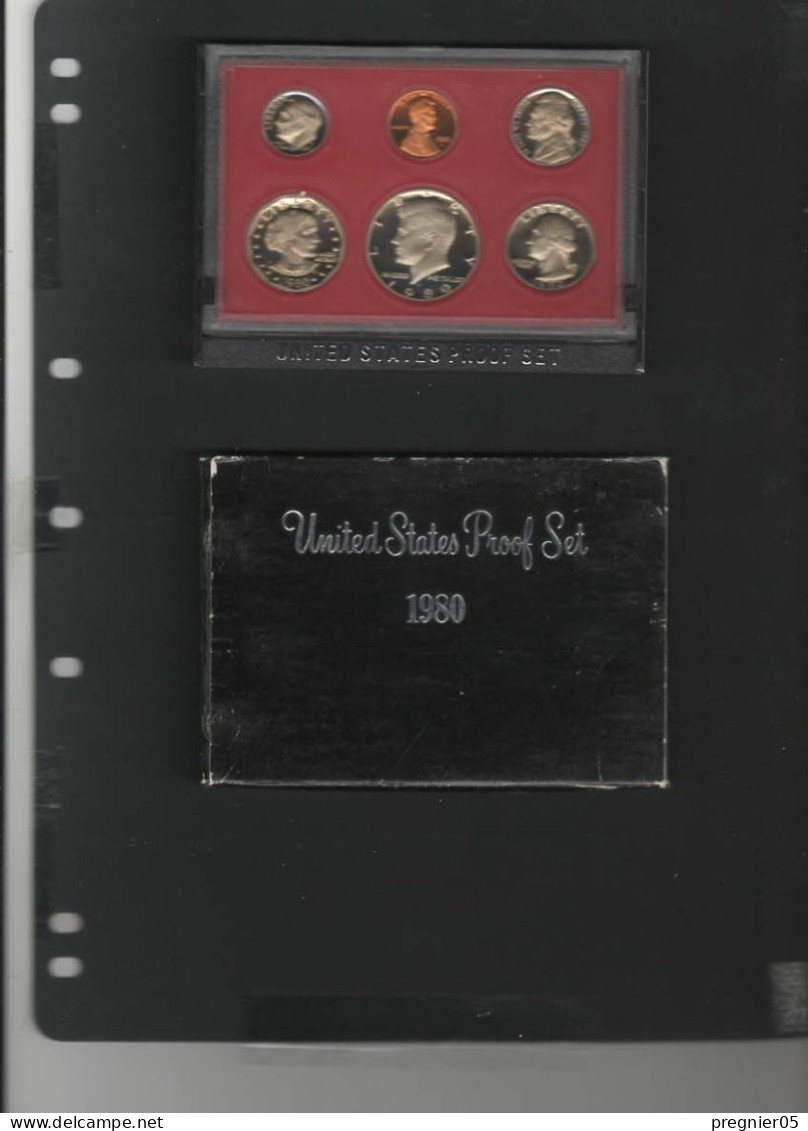 USA - Coffret Pièces Proof Set Série 1980 - Proof Sets