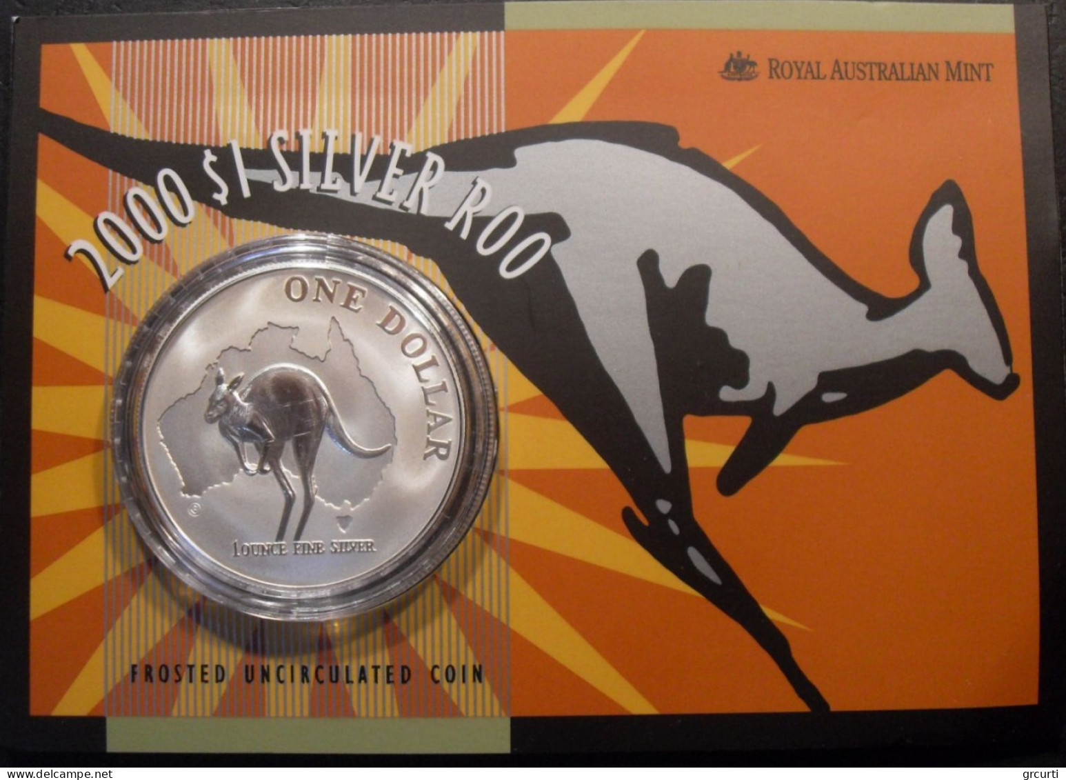 Australia - 1 Dollar 2000 - Canguro - KM# 490.1 - Silver Bullions