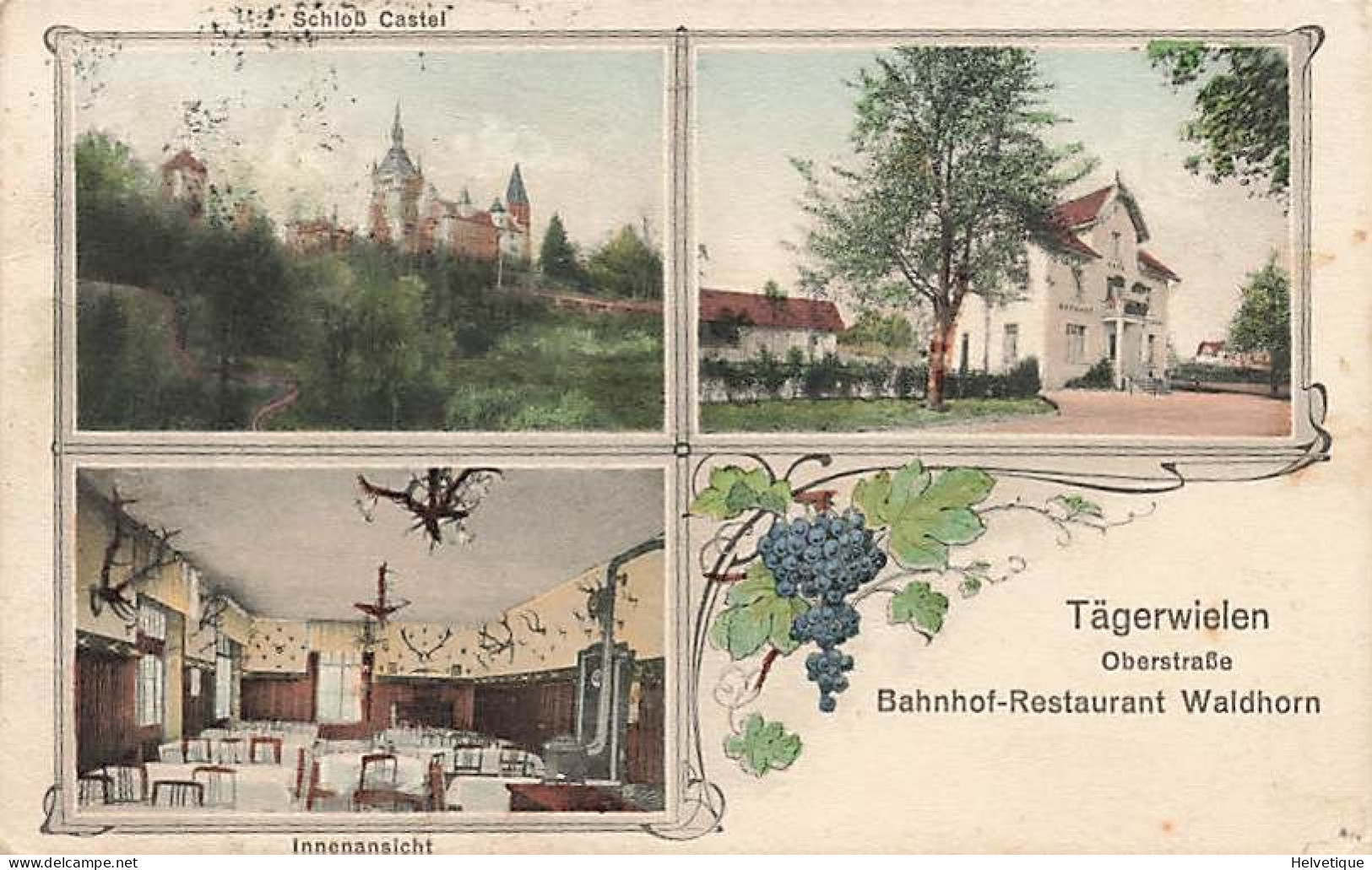 Tägerwilen Oberstrasse Bahnhof Restaurant Waldhorn Schloss  Distrikt Kreuzlingen - Kreuzlingen