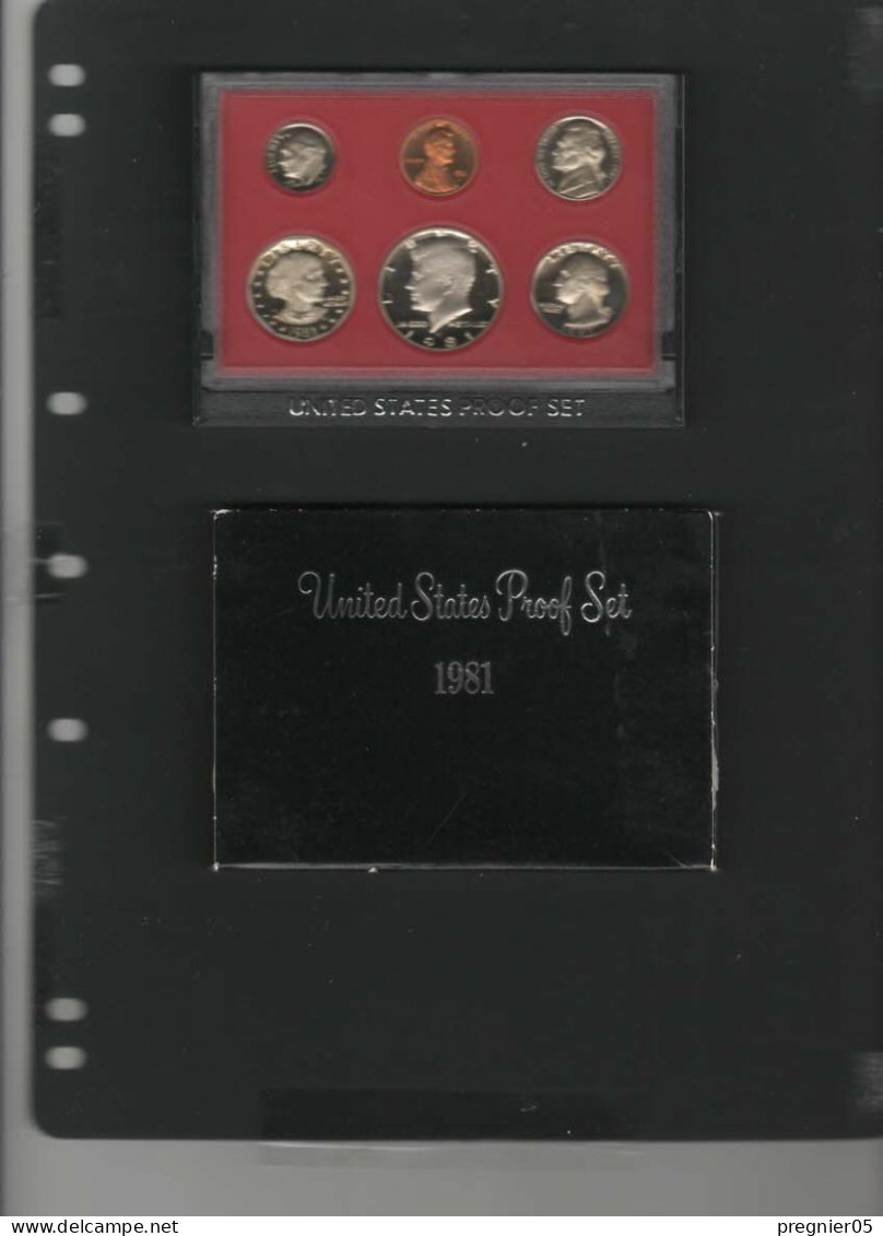 USA - Coffret Pièces Proof Set Série 1981 - Proof Sets