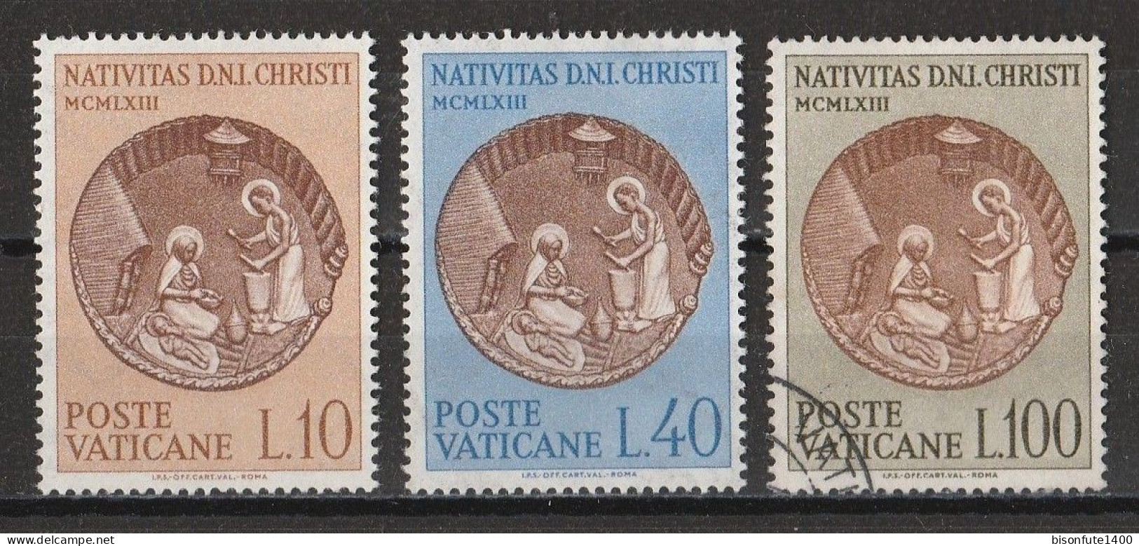Vatican 1963 : Timbres Yvert & Tellier N° 374 - 375 - 376 - 380 - 381 - 382 - 383 - 384 - 385 - 386 - 387 - 388 -....... - Gebraucht