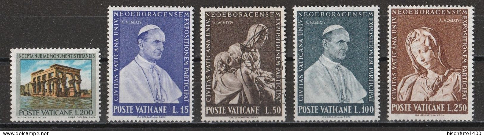 Vatican 1964 : Timbres Yvert & Tellier N° 393 - 394 - 396 - 397 - 398 - 399 - 400 - 401 - 402 - 403 Et 404 Oblitérés. - Gebraucht