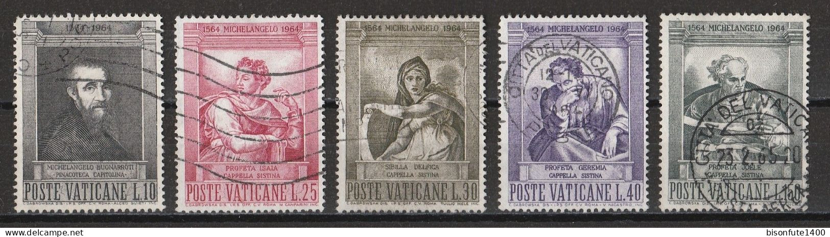 Vatican 1964 : Timbres Yvert & Tellier N° 405 - 406 - 407 - 408 - 409 - 410 - 411 - 412 - 413 Et 414 Oblitérés. - Oblitérés