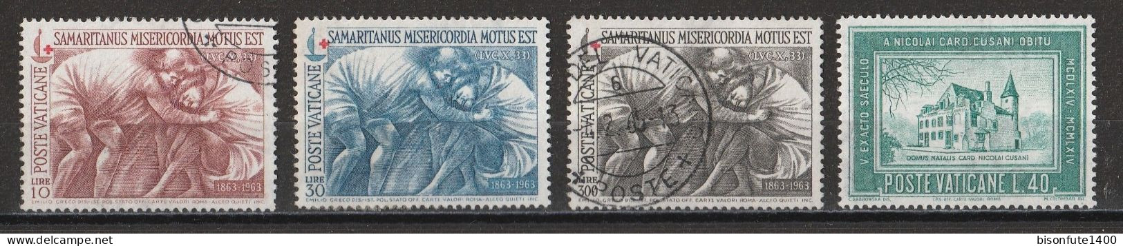 Vatican 1964 : Timbres Yvert & Tellier N° 405 - 406 - 407 - 408 - 409 - 410 - 411 - 412 - 413 Et 414 Oblitérés. - Oblitérés