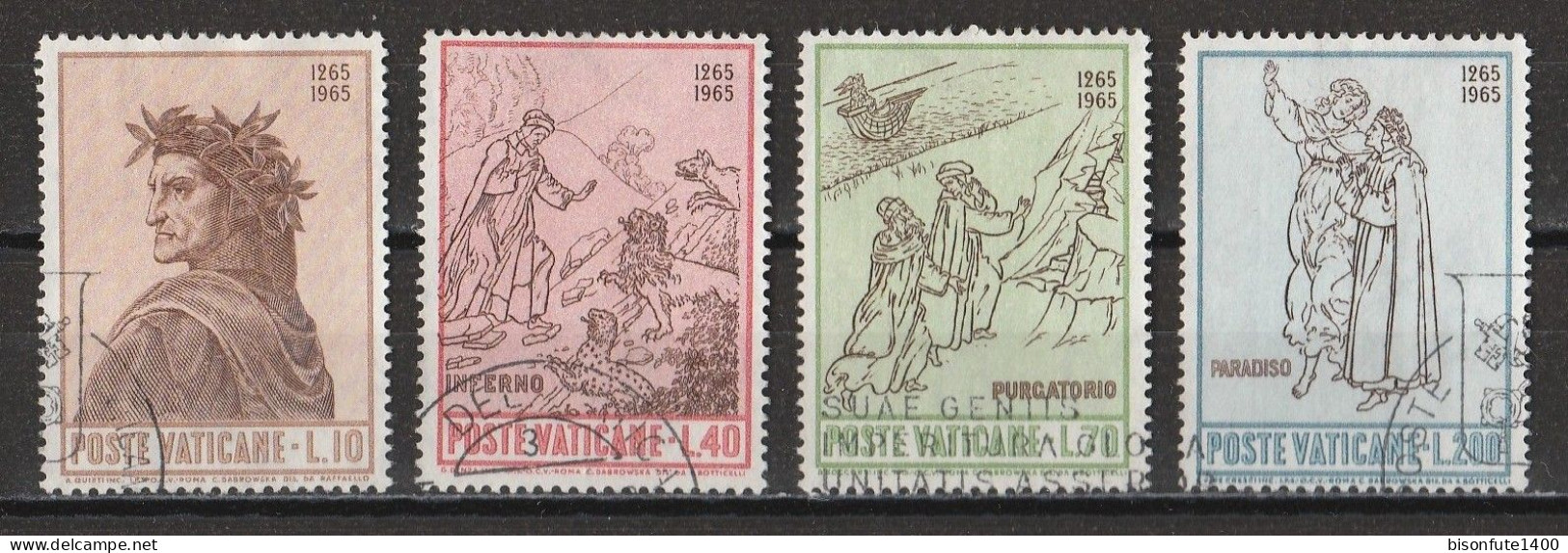 Vatican 1965 : Timbres Yvert & Tellier N° 422 - 423 - 424 - 425 - 426 - 427 - 428 - 429 - 430 Et 431 Oblitérés. - Gebruikt