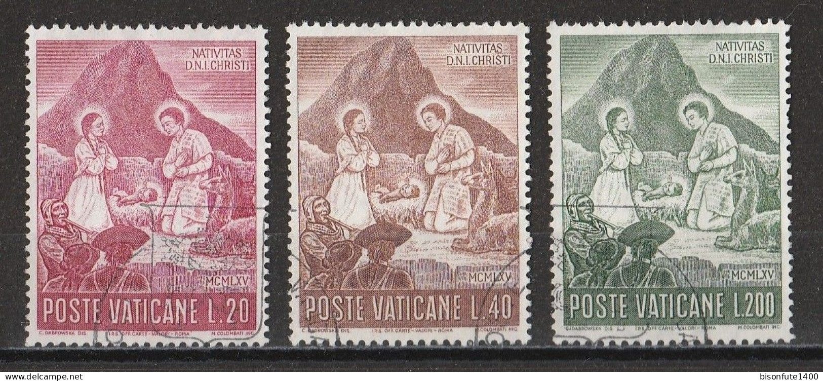 Vatican 1965 : Timbres Yvert & Tellier N° 432 - 433 - 434 - 435 - 436 - 437 - 438 - 439 Et 440 Oblitérés. - Usados