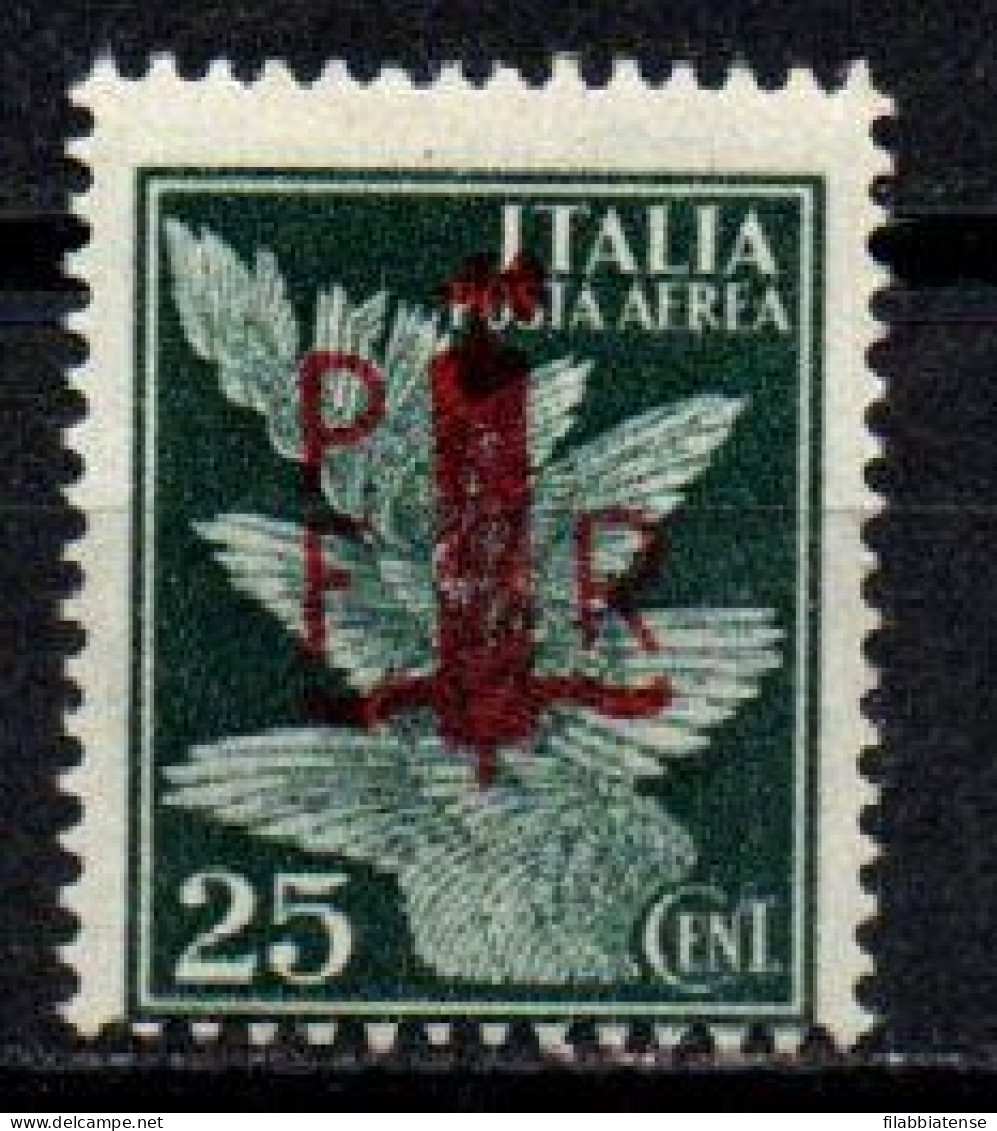 1944 - Italia - Servizi Privati - Alessandria 25 Cent. Posta Aerea Soprastampata    ------- - Emissions Locales/autonomes