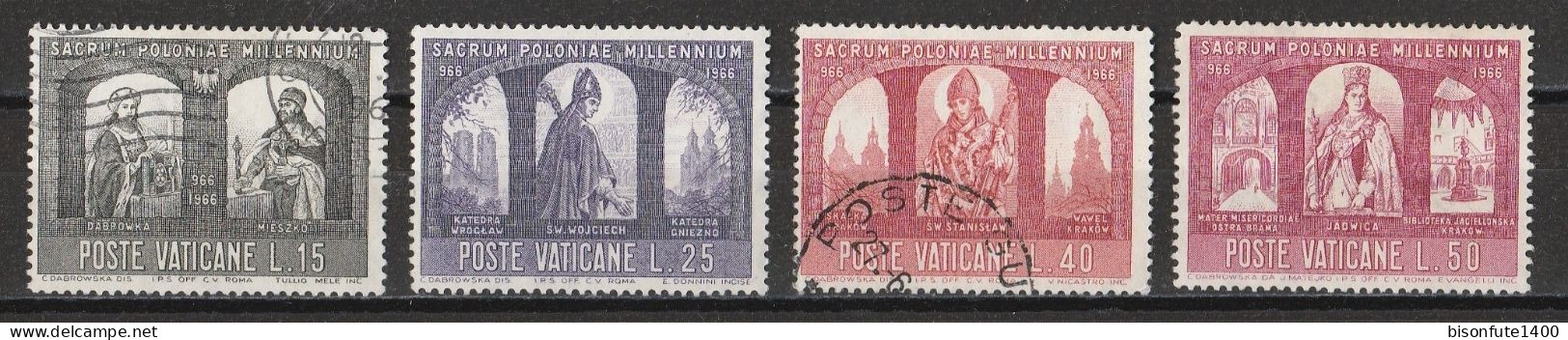 Vatican 1966 : Timbres Yvert & Tellier N° 451 - 452 - 453 - 454 - 455 - 456 - 457 - 458 - 459 - 460 - 461 - 462 -....... - Used Stamps