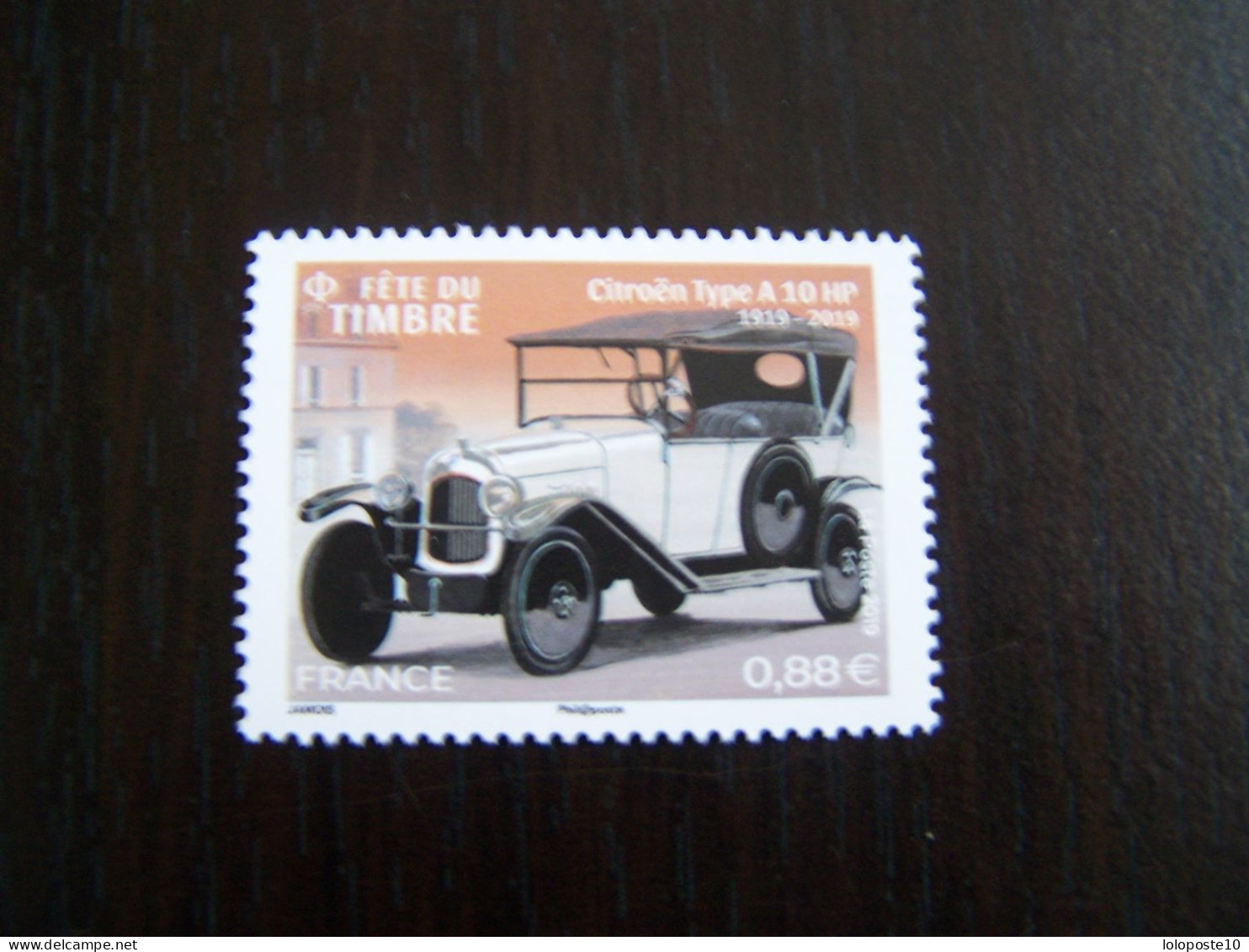 France Timbre 2019 : Fete Du Timbre  Citroen Type A 10 HP - Neufs